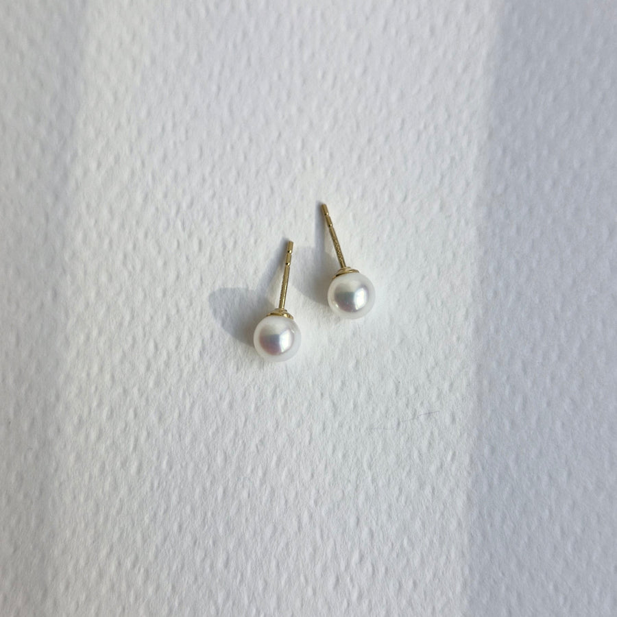Freshwater Pearl Earstuds (5mm) / 14k Gold-filled