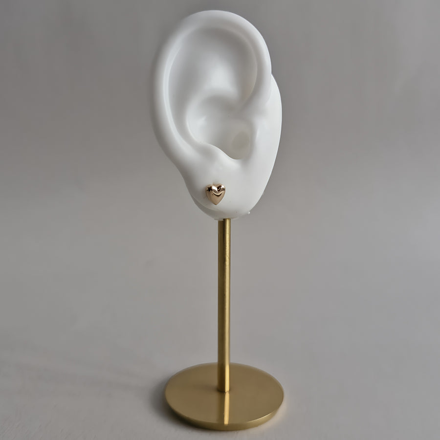DIA Demi-fine Heart Stud Earrings