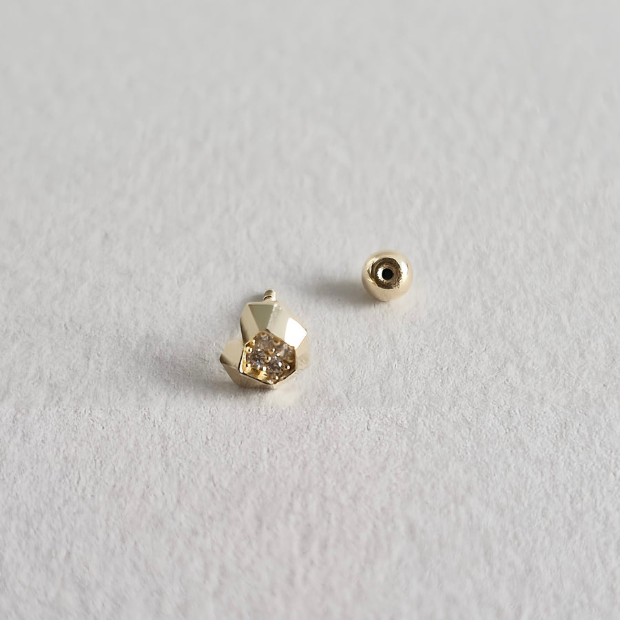 NIA Ear Piercing | 14k Gold (Single)
