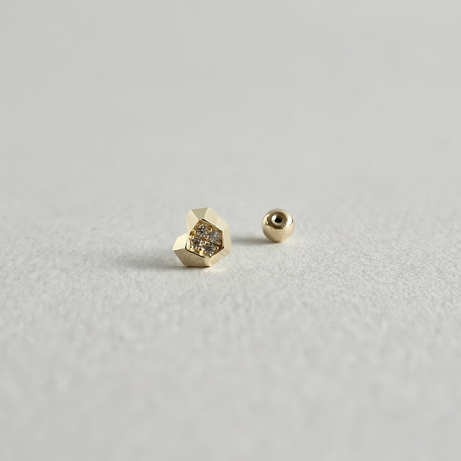 NIA Ear Piercing | 14k Gold (Single)